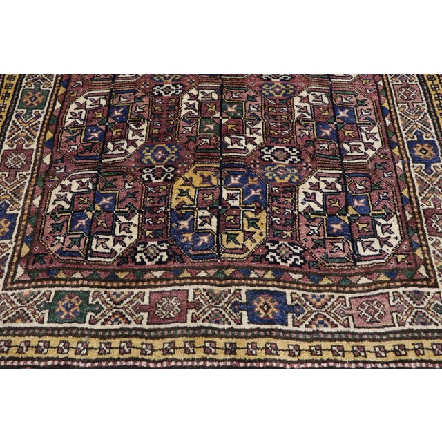 Antique Azerbaijan Rug - 05'01 X 08'01 For Sale - Image 4 of 10