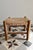 1970s Vintage Low Stool in Wood and Straw, 1970s For Sale - Image 5 of 7