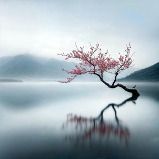 "Cherry Blossom 14" Contemporary Color Photography For Sale