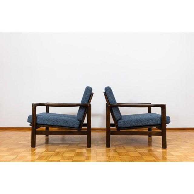 Set of Mid-Century Club Chairs by Zenon Bączyk, 1960s For Sale - Image 4 of 17
