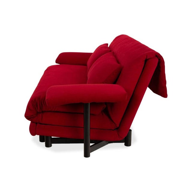 Red Fabric Multy Three-Seater Sofa Bed by Ligne Roset For Sale - Image 13 of 14