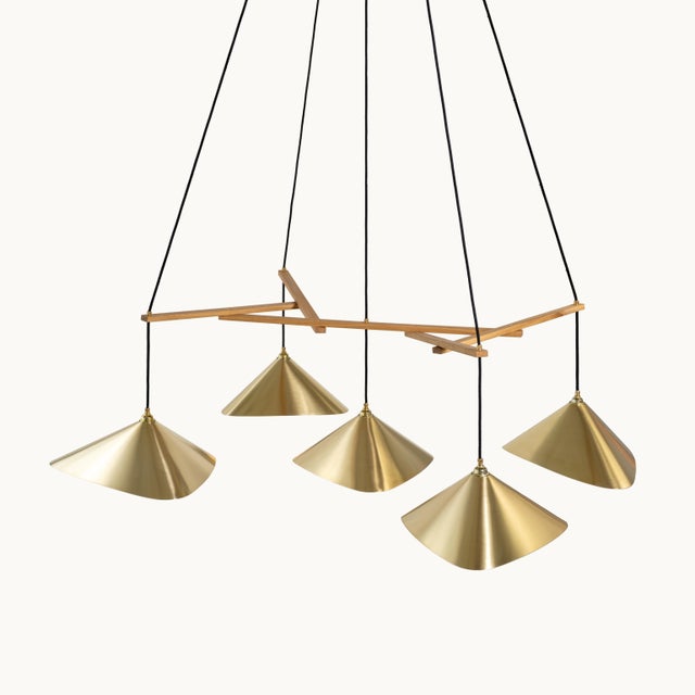 Emily is a series of gorgeous lamps with shades handmade of sheet brass. She is brushed and waxed in a satin finish. ​ The...