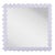 Fleur Home Audubon Bamboo Square Mirror in Spring Iris, 30x30 For Sale