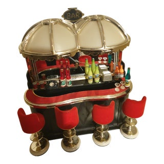 Mini Bar Clock of the Royal Casino, 1960 For Sale