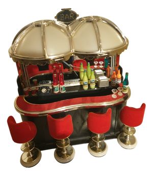Mini Bar Clock of the Royal Casino, 1960