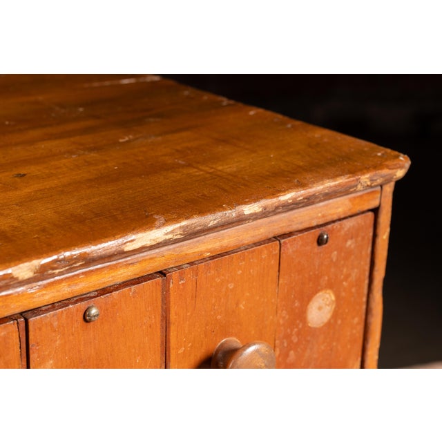 Brown Early 20th Century "Practical Glove Holder" Oak Cabinet by A. N. Russell For Sale - Image 8 of 14