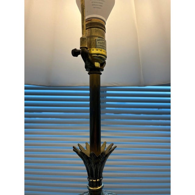 Vintage Westwood Industries Hollywood Regency Brass & Crystal Cage Table Lamp 33 For Sale - Image 11 of 11