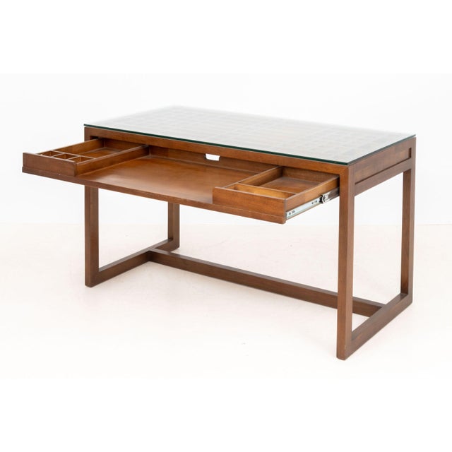 Maria Yee "Metro" Chestnut Writing Table For Sale In New York - Image 6 of 13