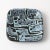 Mid-Century Modern German Fat Lava Plate from VEB Strehla, 1960s For Sale - Image 3 of 8