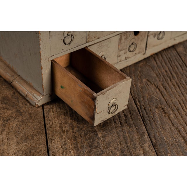 Wood Late 19th Century Munyons Homeopathic Remedies Apothecary Cabinet For Sale - Image 7 of 17