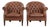 Chesterfield Club Chairs in Cowhide Leather, Set of 2 For Sale