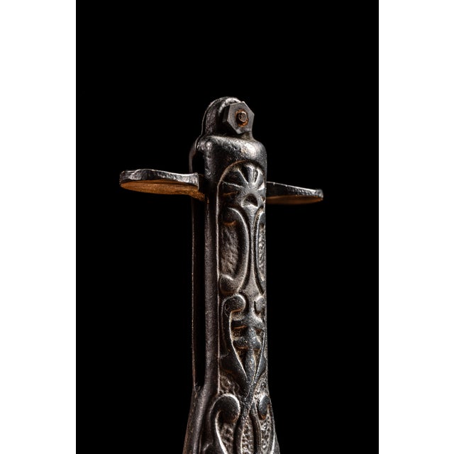 1900s Early Cast Iron Tabletop Cigar Cutter For Sale In Chicago - Image 6 of 10