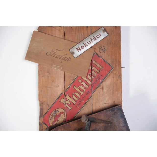 Pop Art Mobil Oil Magazine Rack by Michal Cizek, 1986 For Sale - Image 4 of 11