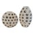 Pair of Maitland Smith Clay and Wood Perforated Vases For Sale