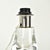 Transparent Mid 20th Century Mid Century Modern Bubble Crystal Glass Table Lamp For Sale - Image 8 of 8