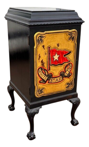 Titanic White Star Line Drinks Cabinet