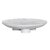 Contemporary Modern Minimalist Low White Marble Plate Bowl For Sale - Image 3 of 8