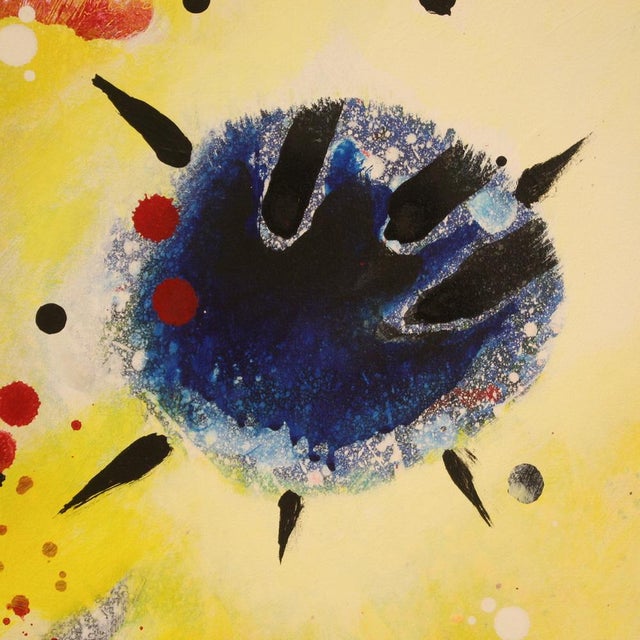 Italian Artist, Abstract Subject, 1970, Oil on Canvas For Sale - Image 12 of 14