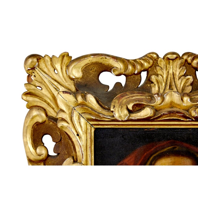 After Balthasar Denner, Lady, 1730, Oil on Board, Framed For Sale - Image 3 of 5