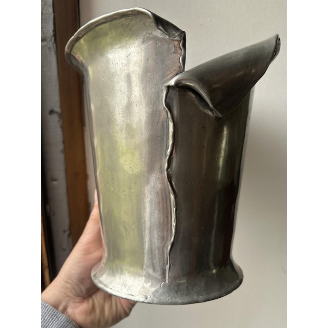 Pewter Champagne Bucket Cooler by Jean Goardere, 1970s For Sale - Image 13 of 16