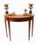 Regency Demi Lune Console Table in Maohogany For Sale - Image 4 of 8