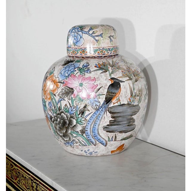 Antique Chinese Lid Pot, 1890s For Sale - Image 3 of 18