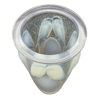 Ceylan Vase in Opalescent Glass by R. Lalique, 1924 For Sale
