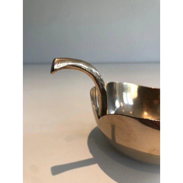 Circa 1970 French Brass Leaf Vide-Poche For Sale - Image 11 of 13