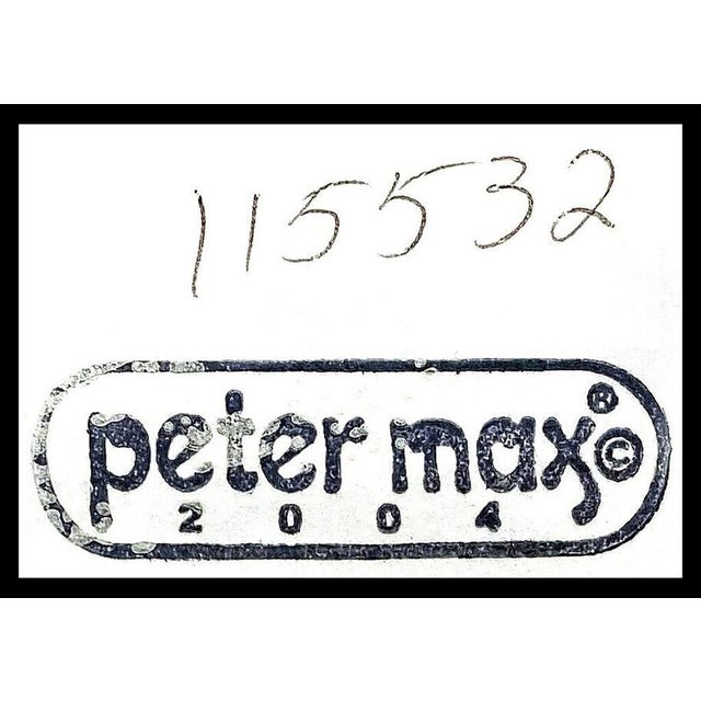 Peter Max GOD BLESS AMERICA, Peter Max For Sale - Image 4 of 5