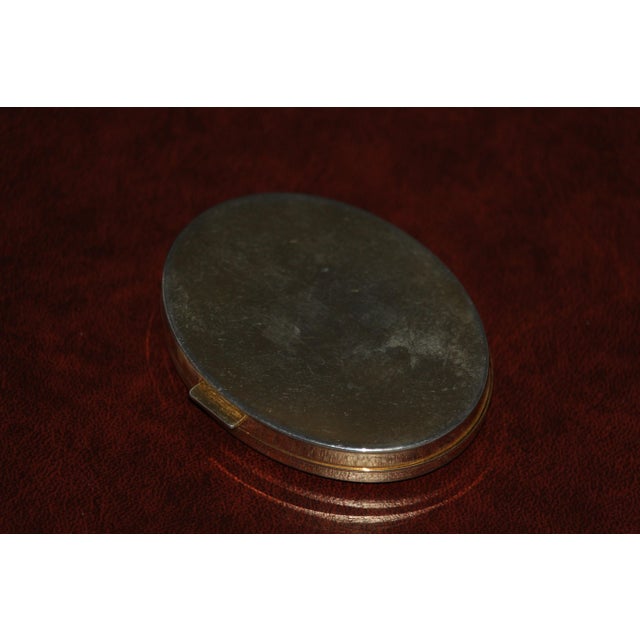 Vintage Christian Dior Paris Oval Compact Pocket Mirror Gold Tone Metal Metal. Dimensions: 2.7" x 1.9" 7 x 5 cm This piece...
