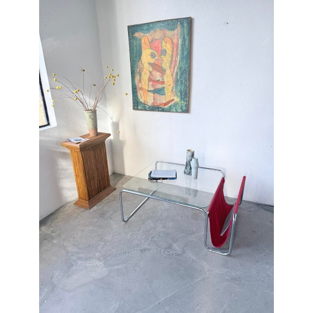 Bauhaus Modernist Tubular Coffee Table, 1970s For Sale - Image 9 of 18