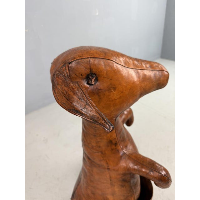 Leather Magazine Pouch Kangeroo by Dimitri Omersa, Spain, 1970 For Sale - Image 12 of 18