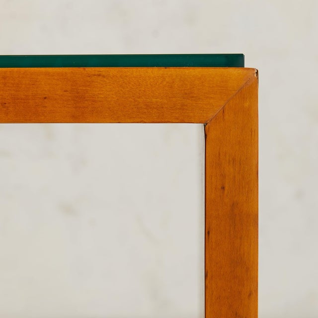 Italian Wood + Glass Desk in the Manner of Paolo Buffa, 1950s For Sale - Image 16 of 18