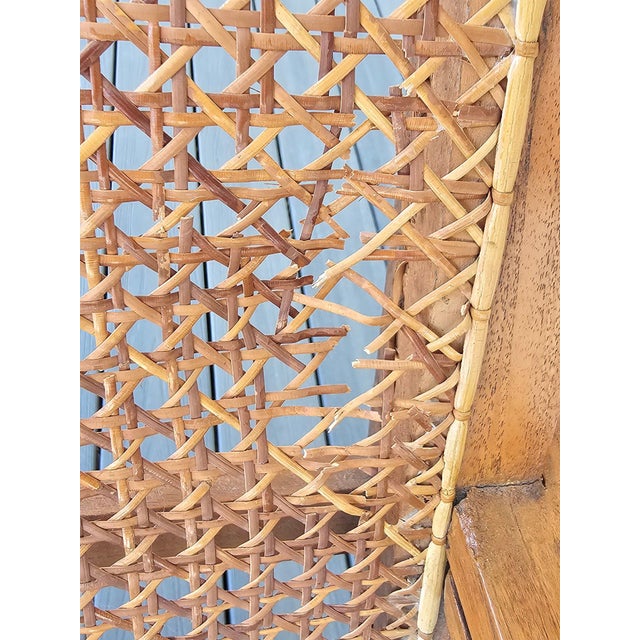 Antique 19th Century Oak Plantation Chair With Original Folding Leg Rests For Sale - Image 14 of 15