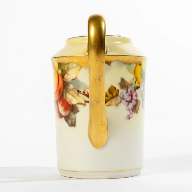 Early 20th Century Hand-Painted Porcelain Dessert Set Marked Bha- 37 Pieces For Sale - Image 6 of 10