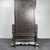 An exquisite vintage Chinese table screen crafted from dense Zitan wood (purple sandalwood). This magnificent piece...