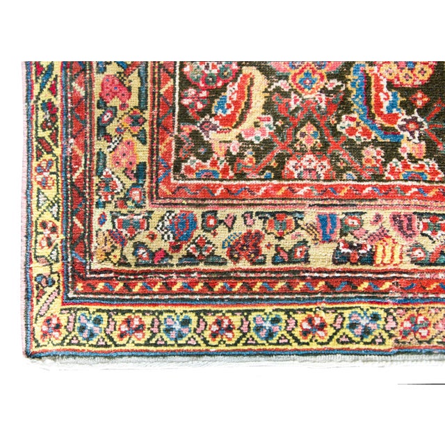 Tribal Early 20th Century Persian Kurdish Rug For Sale - Image 3 of 15