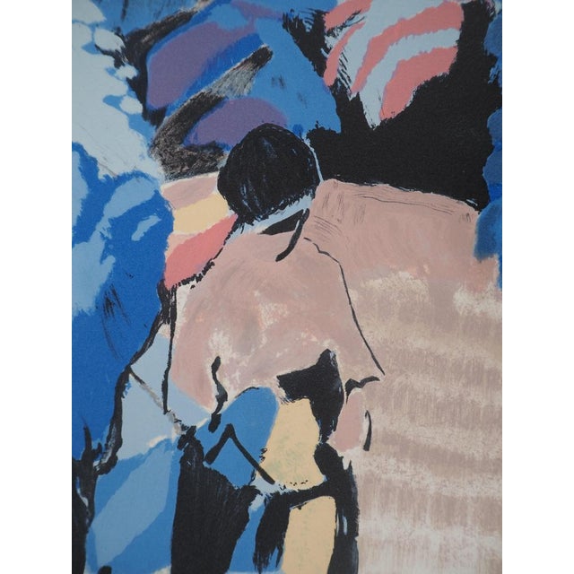 Gabriel Godard, Promenade en forêt, Lithograph For Sale - Image 4 of 9