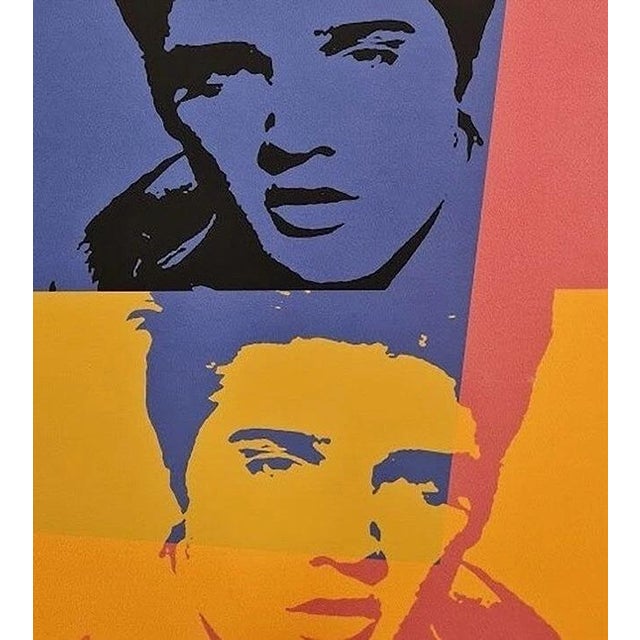 After Andy warhol " Elvis Presley" limited edition lithograph by cmoa. stunning limited edition of 500 numbered in pencil...