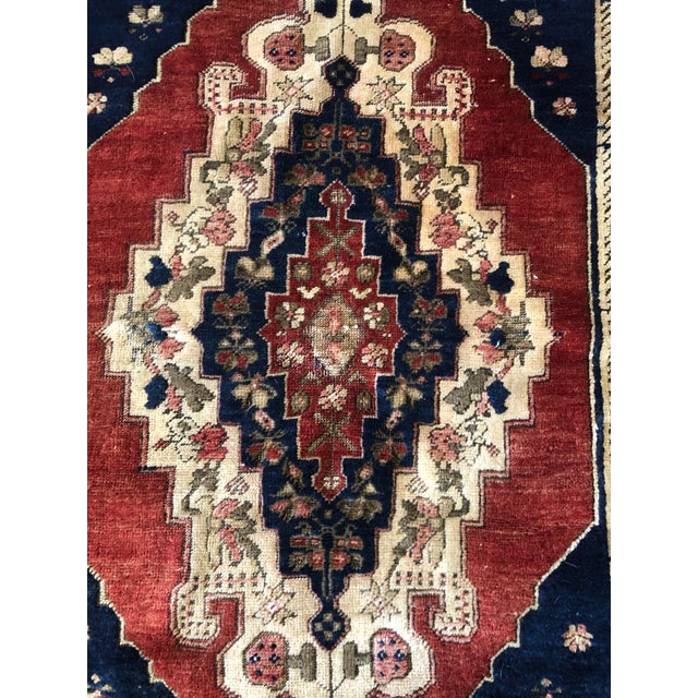 Lustrous Turkish/Kurdish antique wool double niche carpet, formal Persian in design but charmingly executed. Earthy color...
