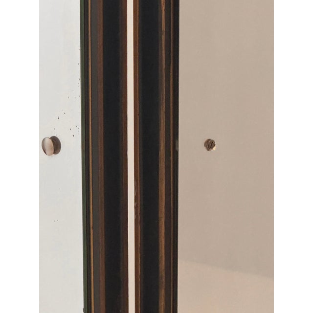 Art Deco 1930s Mirrored Art Deco Regency Folding Screen For Sale - Image 3 of 12