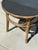 Vintage French Country McGuire Round Bamboo Rattan End Table Side Table For Sale - Image 4 of 8