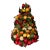 Table Top Christmas Tree Made of Millinery Fruit Circa 1950's For Sale