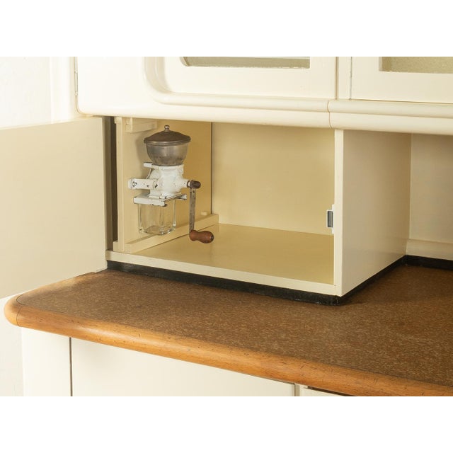 Cream Art Deco Kitchen Cabinet, 1920s For Sale - Image 8 of 18