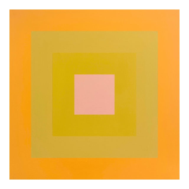 Contemporary Abstract Acrylic on Stretched Canvas "Colour Orb 9" by Brent Hallard For Sale