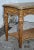 Tuscan Vintage Ornate Carved & Inlaid Tuscan Style Marble Trimmed Console Table W/Shelf For Sale - Image 3 of 12