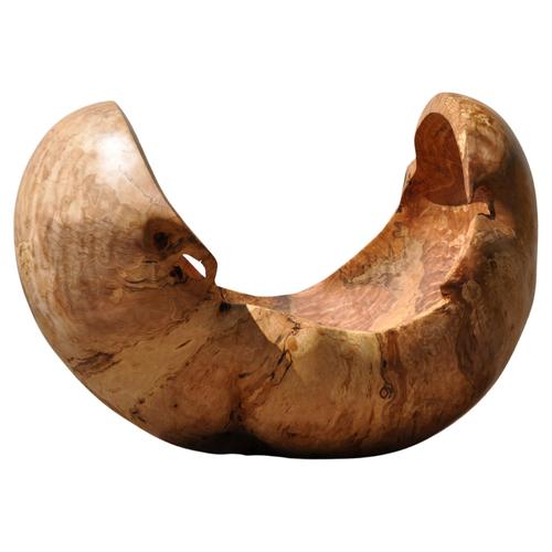 V1346 Vessel in Natural Beech Wood by Jörg Pietschmann For Sale - Image 9 of 9