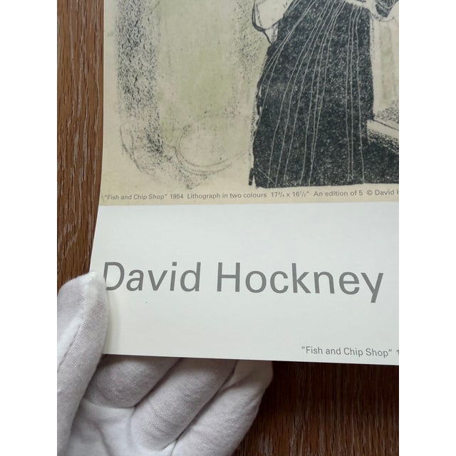 David Hockney, Fish and Chip Shop, 1954, Paper For Sale - Image 6 of 9