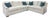 Chaddock Custom Made Sectional For Sale