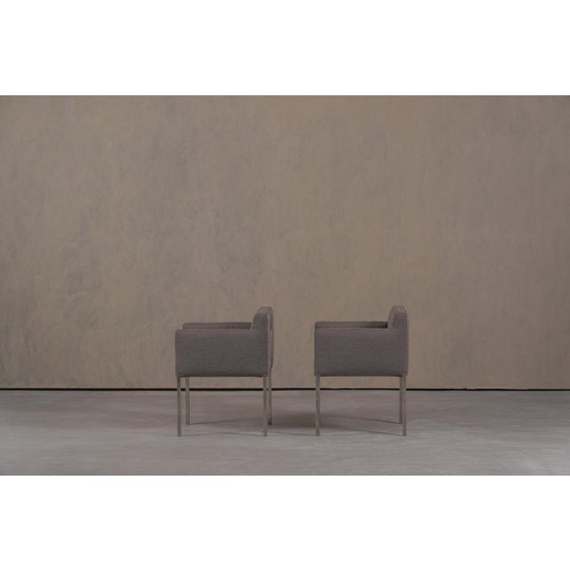 Textile Chairs in Grey Fabric from Ligne Roset, France, 2000s, Set of 2 For Sale - Image 7 of 14